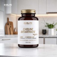 Evolite Nutrition Choline Bitartrate 500mg 120 Vege Caps