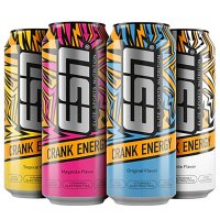 ESN Crank Energy 500ml Lemon Ice Tea