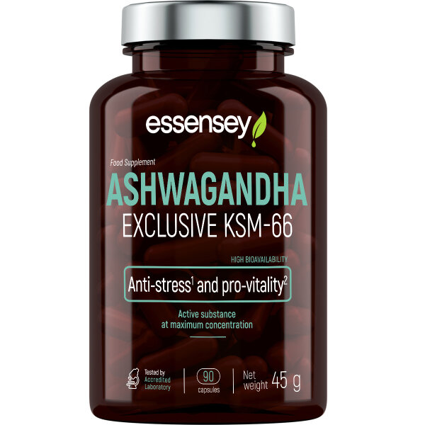 Essensey Ashwagandha Exclusive KSM-66 90 Vegecaps