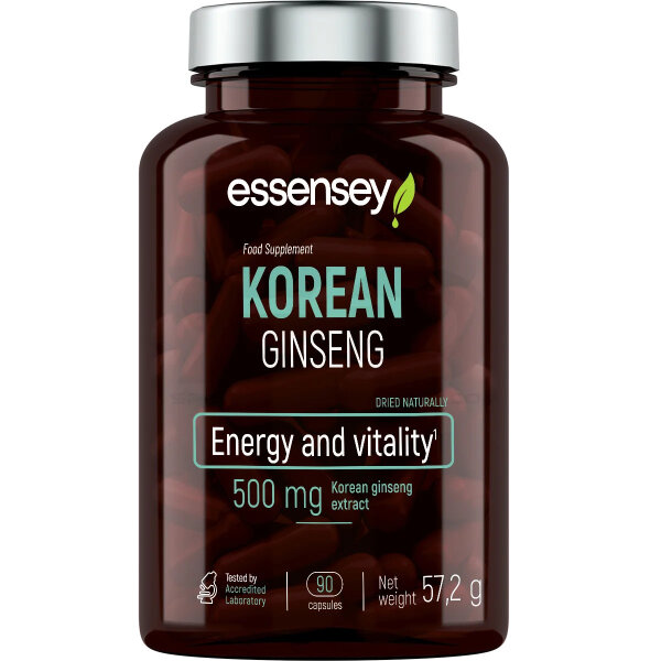 Essensey Korean Ginseng 500mg 90 vegane Kapseln
