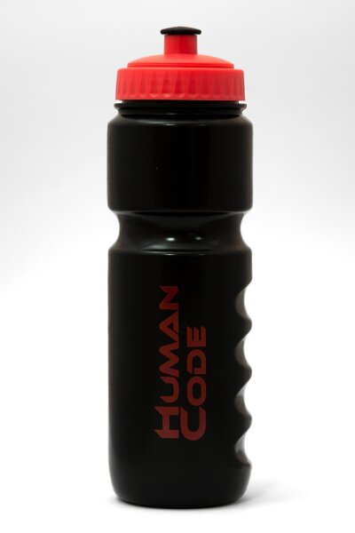 Human Code Trinkflsche Blac-Red 750ml