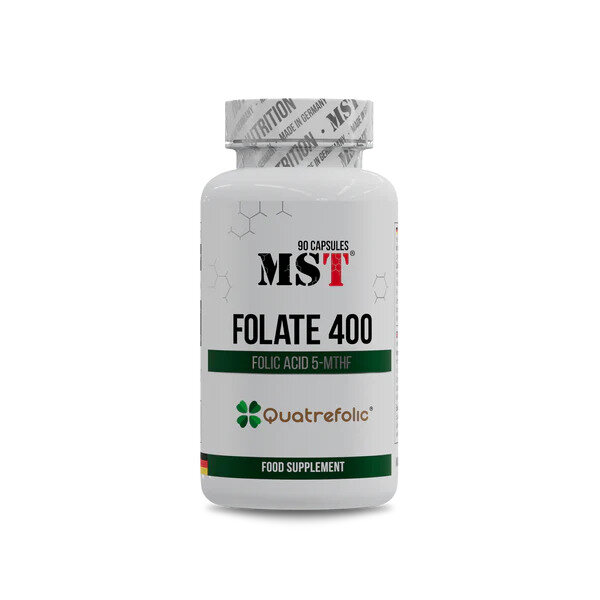 MST Nutrition Folate 400 Quatrefolic® - Aktive Folsäure 90 Caps