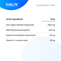 Evolite Nutrition Marine Collagen 300g Pink Grapefruit