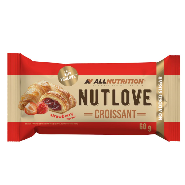 Allnutrition Nutlove Croissant 60g Strawberyy