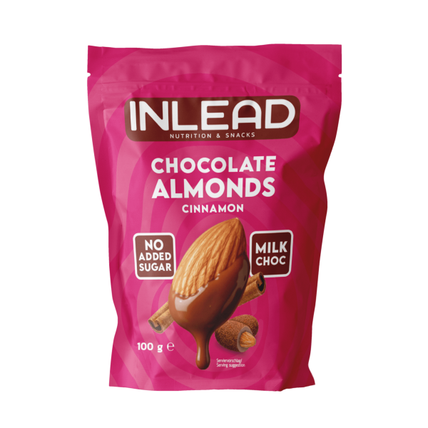 Inlead Nutrition Chocolate Almonds 100g Milk Choc Coconut