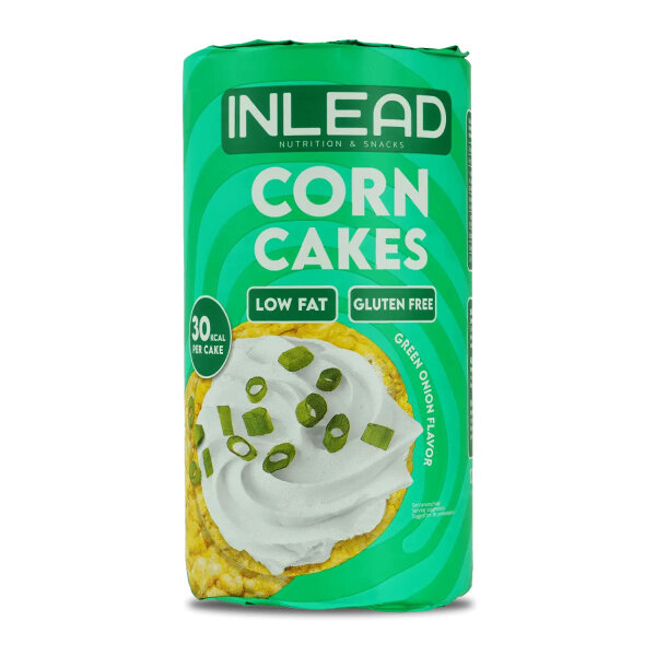 Inlead Nutrition Corn Cakes 120g Green Onion