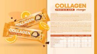 Hiro Lab Collagen Protein Bar 50g Orange