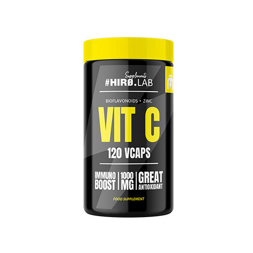 Hiro Lab Vitamin C 1000 mg + Bioflavonoide - 120 vegane Kapseln