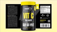 Hiro Lab Vitamin C 1000 mg + Bioflavonoide - 120 vegane Kapseln