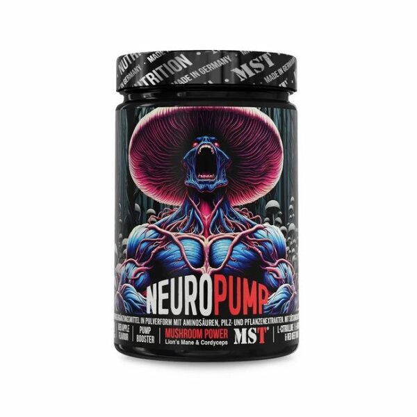 MST Nutrition Neuro Pump Pre-Workout Rocket Pop Cherry-Lime 540g