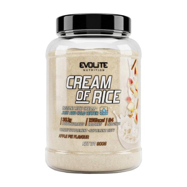 Evolite Nutrition Cream of Rice 900g Apple Pie