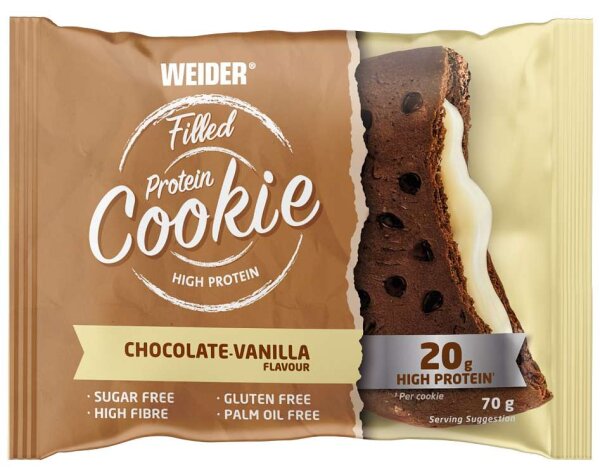 Weider Filled Protein Cookie 70g Chocolate Vanilla