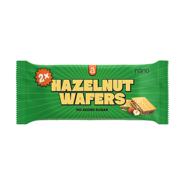 Nano Supps Hazelnut Wafers 39g