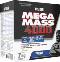 Weider Mega Mass 4000 - 7kg Vanille MHD 30.05.26
