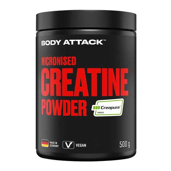 Body Attack Micronised Creatine Powder Creapure 500 g