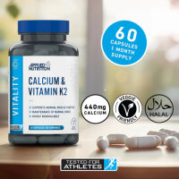 Applied Nutrition Calcium + Vitamin k2- 60caps