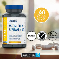 Applied Nutrition Magnesium & Vitamin D3 - 60 Kapseln