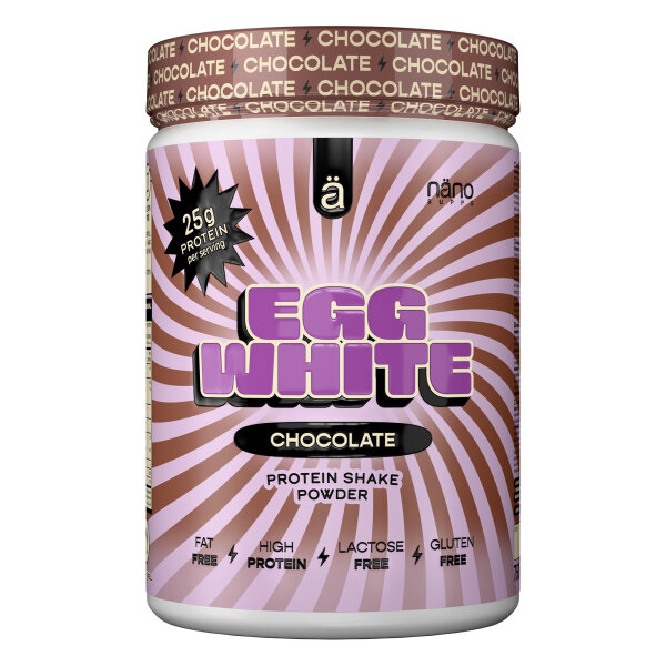 Nano Supps Egg White Protein Powder 750g Chocolate