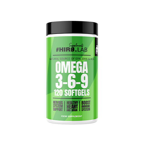 Hiro Lab Omega 3-6-9 120 Softgels