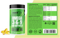 Hiro Lab Omega 3-6-9 120 Softgels