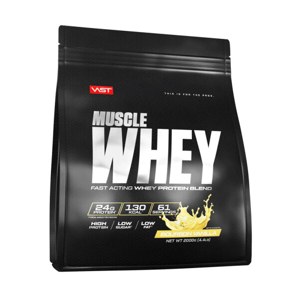Vast Muscle Whey Protein 2kg Bourbon Vanilla