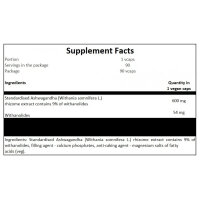 Hiro Lab Ashwagandha 600 mg - 90 Vegane Kapseln