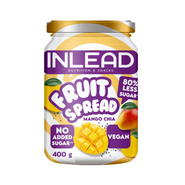 Inlead Nutrition Fruit Spread Mango Chia Fruchtaufstrich 400g