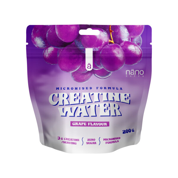 Nano Supps Creatine Water 200g Grape