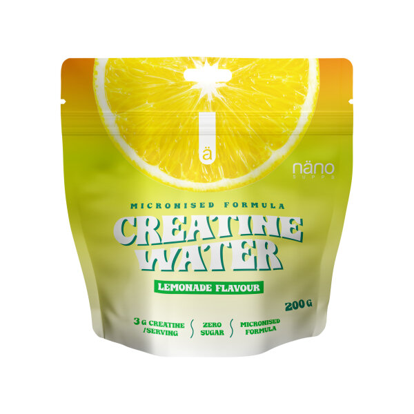Nano Supps Creatine Water 200g Lemonade
