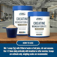 Applied Nutrition Creatine Monohydrate Pulver 1 kg Geschmackneutral