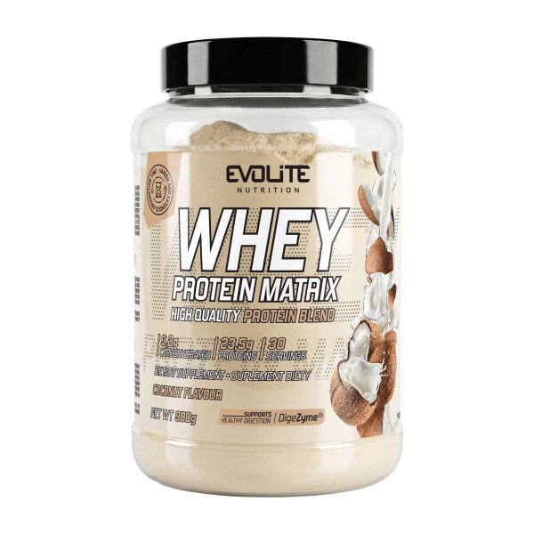 Evolite Nutrition Whey Protein Matrix 900g Coconut