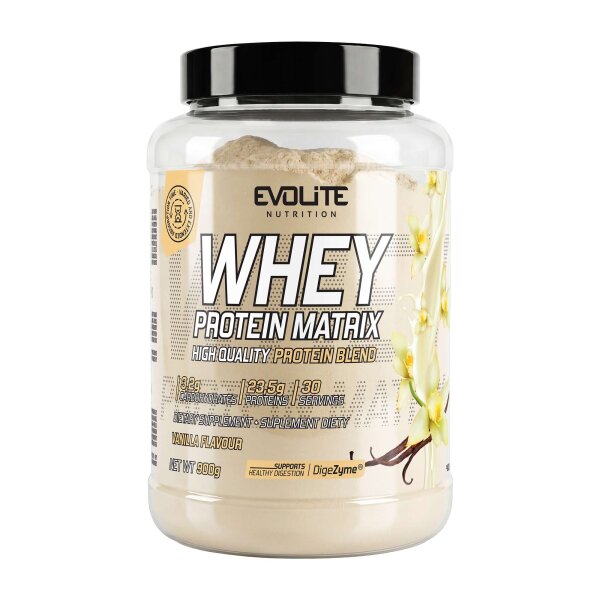 Evolite Nutrition Whey Protein Matrix 900g Vanilla