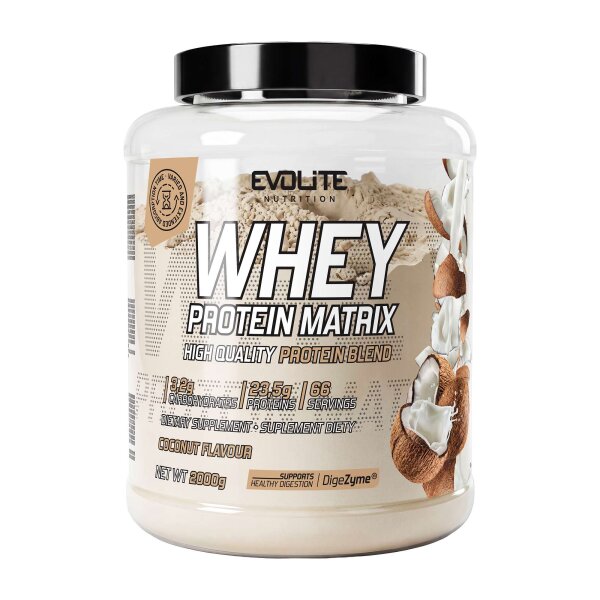 Evolite Nutrition Whey Protein Matrix 2000g Coconut