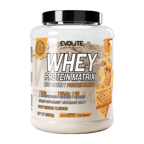 Evolite Nutrition Whey Protein Matrix 2000g Butterkeks