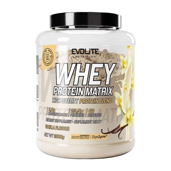 Evolite Nutrition Whey Protein Matrix 2000g Vanilla