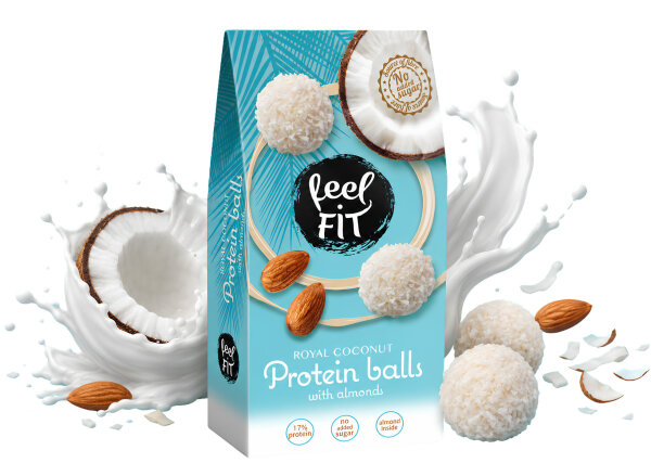 Feel Fit Coconut Protein Balls with Almonds 63g