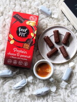 Feel Fit Protein Choco and Peanut in dark chocolate 83g