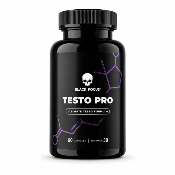 Black Focus Testo Pro Testosteron Booster 60 Kapseln