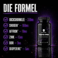 Black Focus Testo Pro Testosteron Booster 60 Kapseln