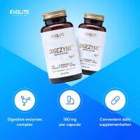 Evolite Nutrition DigeZyme Verdauungsenzyme 150 mg 60...