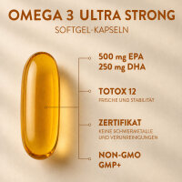 Iron Flex Omega 3 Ultra Strong 500mg EPA/250mg DHA - 200 Kapseln