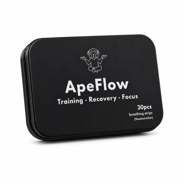 ApeFlow OxUMaxx Nasenstrips Black/White 30 St&uuml;ck