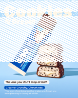 ono Nutrition Protein Bar 50g Cookies and Cream