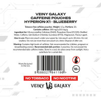 Veiny Galaxy Hyperion-X1 Koffein Pouches 200 mg Blueberry