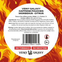 Veiny Galaxy Morbidius Koffein Pouches 200 mg Citrus