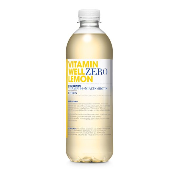 Vitamin Well Zero Lemon 500ml