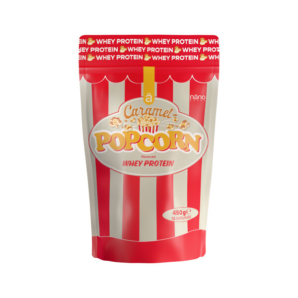 Nano Supps Whey Protein 450g Caramel Popcorn