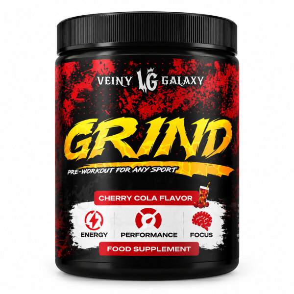 Veiny Galaxy GRIND Pre-Workout 600g Cherry Cola